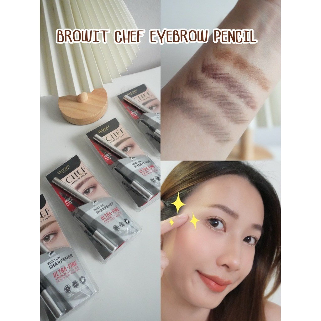 Browit Chef Eyebrow Pencil | Chef Gel Eyeliner | Pensil Alis Browit