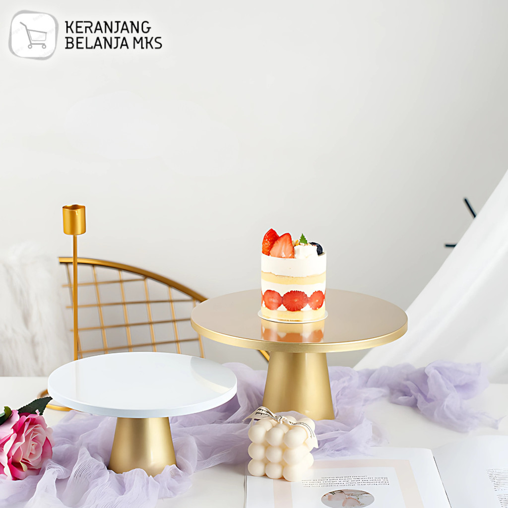 Rak Kue Stand Metal Dessert Table Cup Cake Tray