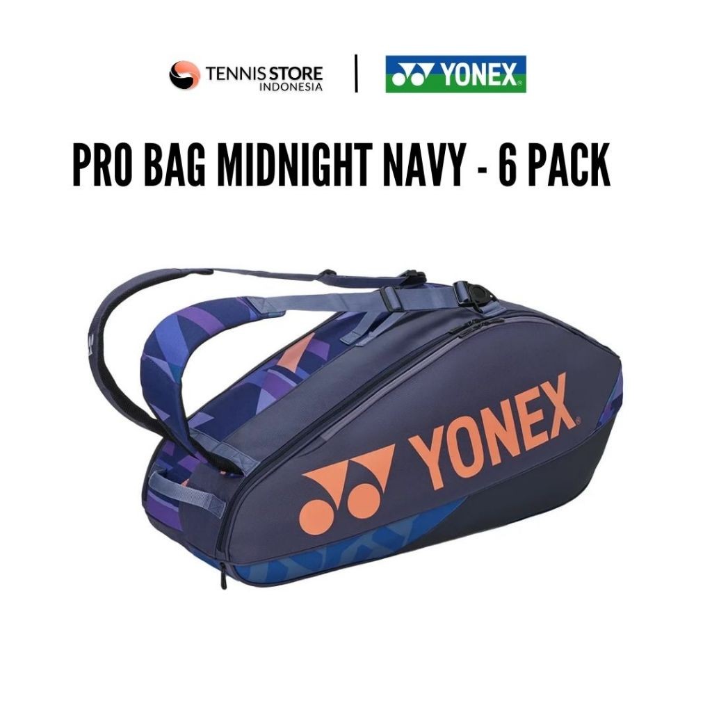 Tas Raket Tenis Yonex PRO TENNIS RACQUET BAG 6 Pack Midnight Navy / isi 6 Raket