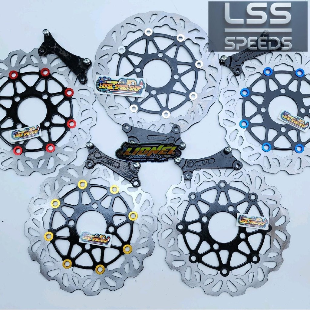 LSS Piringan cakram lebar 260mm beat scoopy vario beat fi karbu vario 125 old tebal 3.5mm Motorcycle