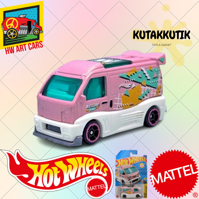 Hotwheels Mobil Van Matt Gabe Kei Swap Pink Lot N 2025 HW Art Cars