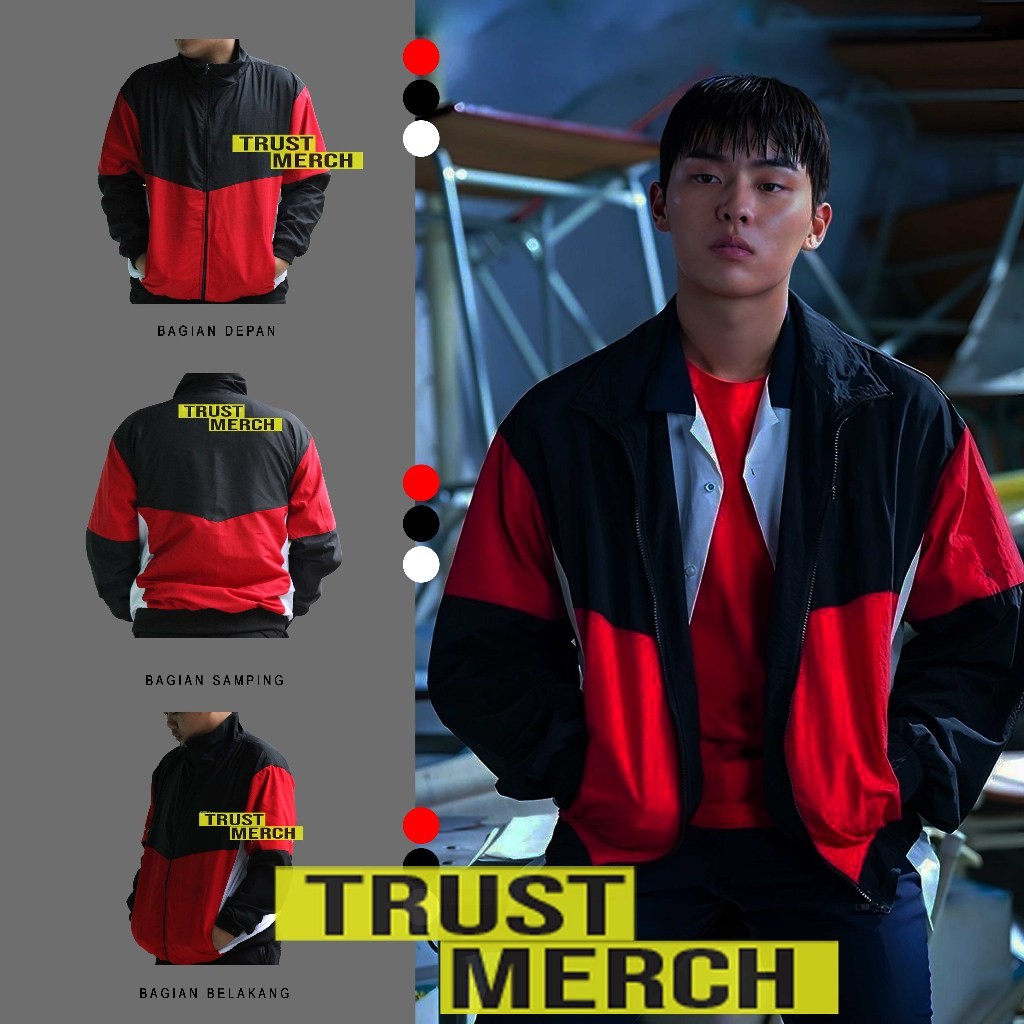 BACE.SHOP Jaket Parka Weak Hero Ahn Suho Ahn su-ho Outfit Unisex Fake Brand But To Cosplay Drakor