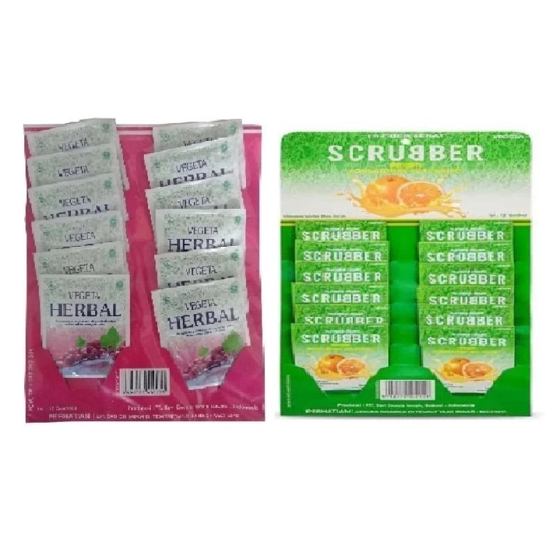 VEGETA HERBAL & VEGETA JERUK SCRUBBER(Membantu Melancarkan BAB) - ABO