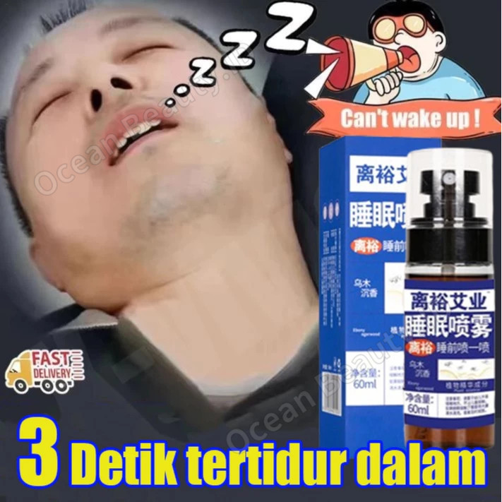 Semprotan Tidur Nyenyak Pillow Mist Deep Sleep Tidur Pulas Ampuh Sleep Spray Tidur Lebih Baik Spray 
