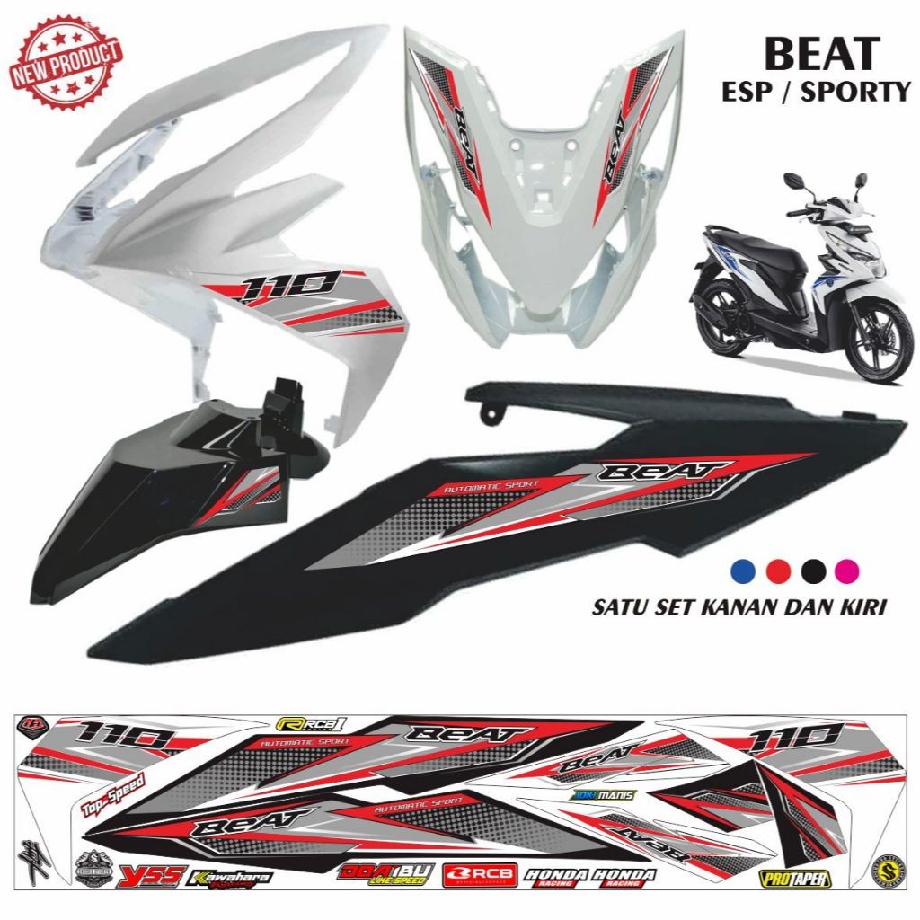 STIKER STRIPING BEAT ESP 2018 VARIASI