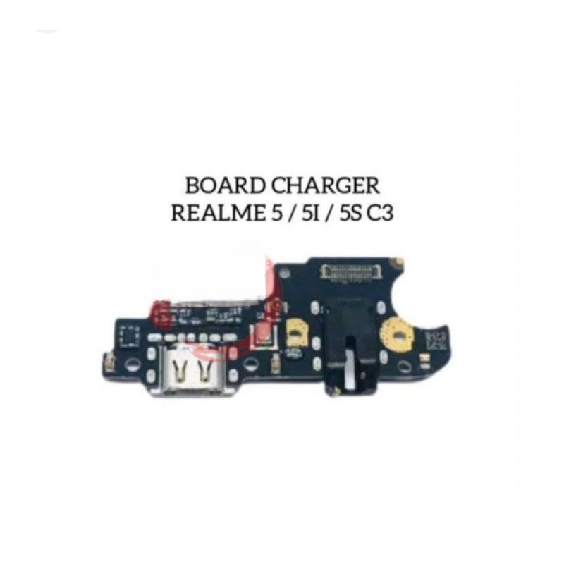 Papan Cas Realme 5 / 5i /5S / C3 Papan PCB Flexi Board Ori + Ic