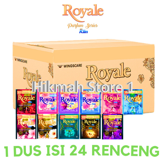 1 Dus isi 288 Sachet Royale Softener Pewangi Pakaian