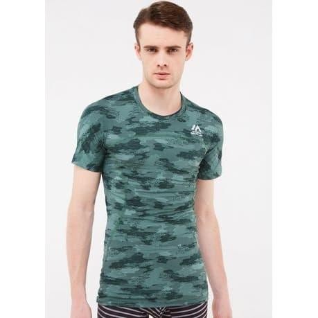 MASTERMAN GOPLAY PERFORMANCE DYE KNIT CAMO ARMY KAOS LARI GYM OLAHRAGA