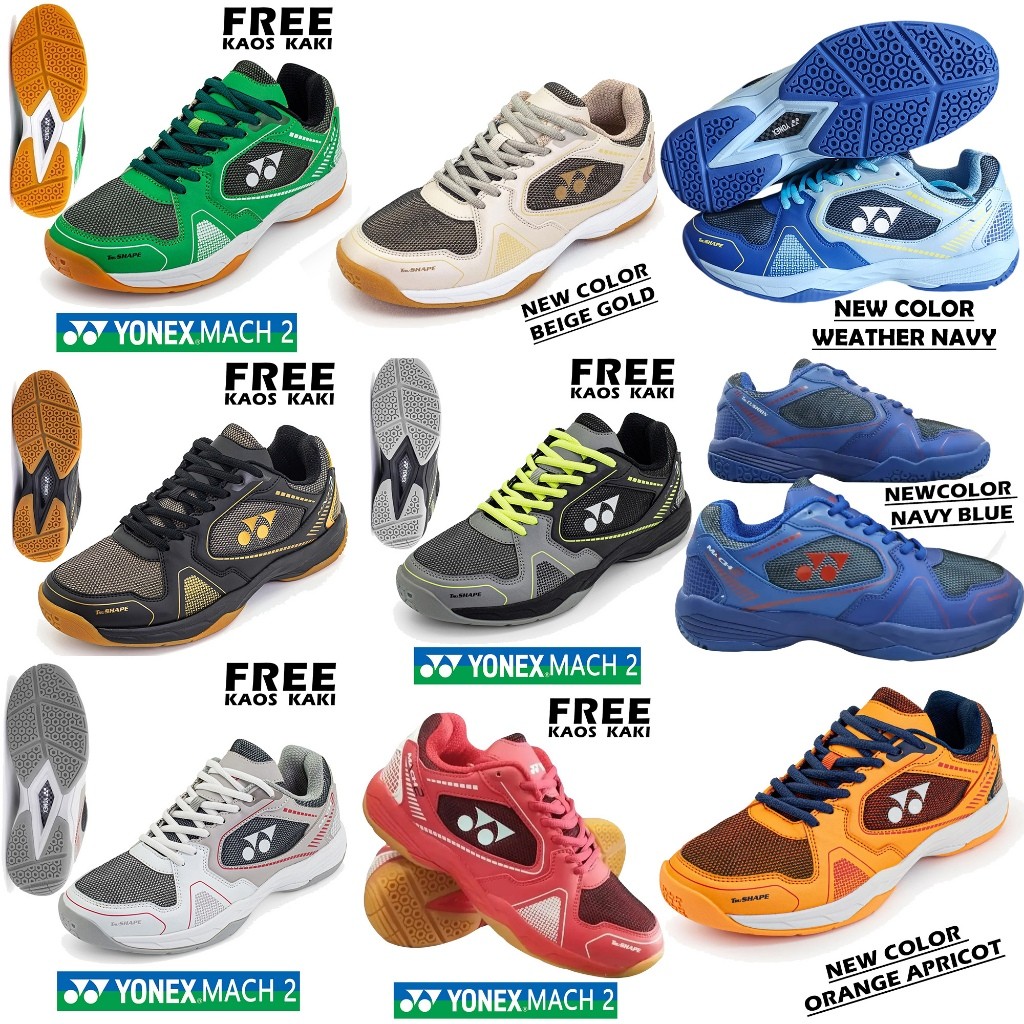 Sepatu Badminton Yonex Mach 2 dan Mach 1 Original Sepatu Bulu Tangkis Yonex Mach
