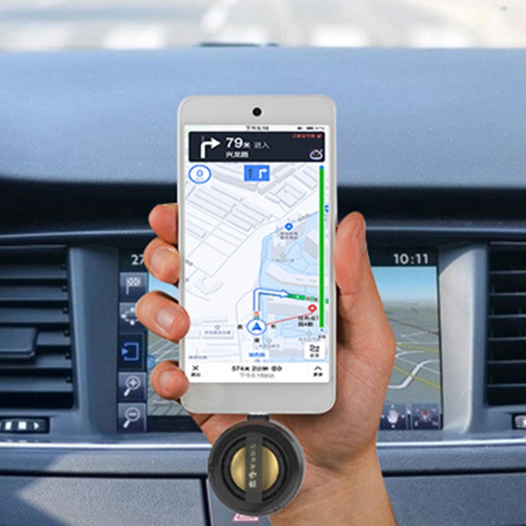 USB-C Mini Phone Speaker Plug and Play w/ Clear Bass Black