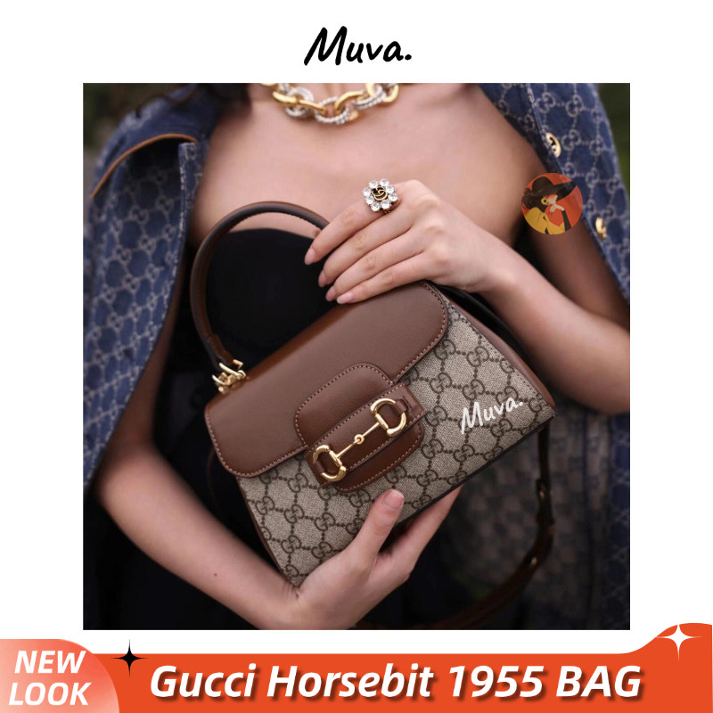 Tas wanita Gucci Horsebit 1955 MINI BAG 703848