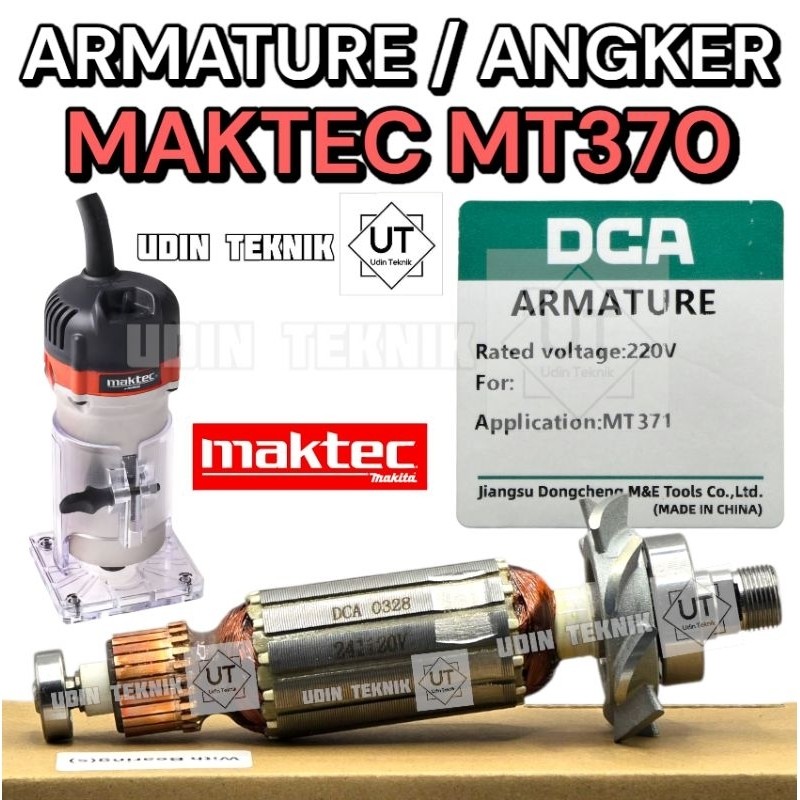 ARMATURE MAKTEC MT370 ANGKER ARMACUR MESIN PROFIL MAKTEC MT 370 DCA