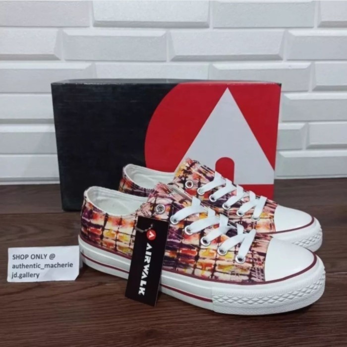 ORIGINAL SALE 70%SEPATU AIRWALK REYNA WHITE MULTI WOMEN