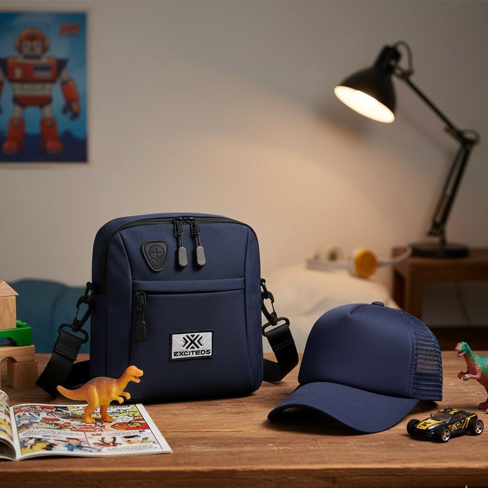 Abdullahbag - Tas Selempang Anak Laki-Laki Fashion Casual Crossbody Bag Polos Simple Anti Air