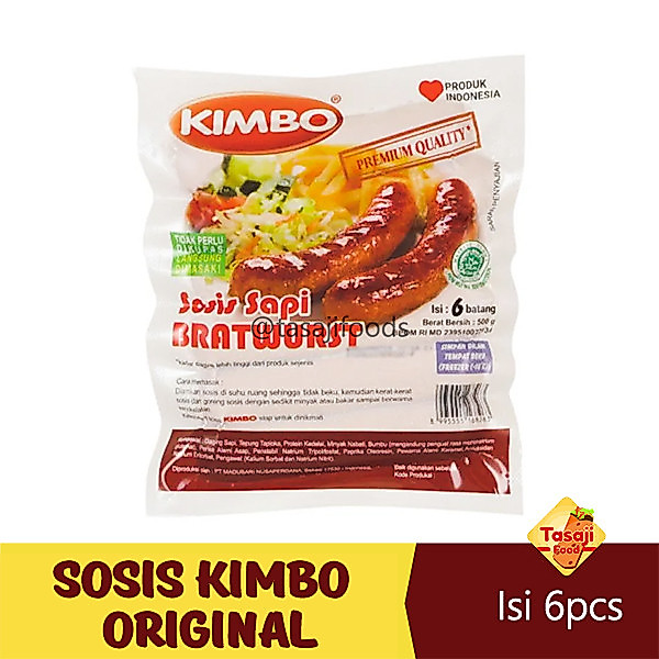 Kimbo Sosis Sapi Besar Original 6 Pcs