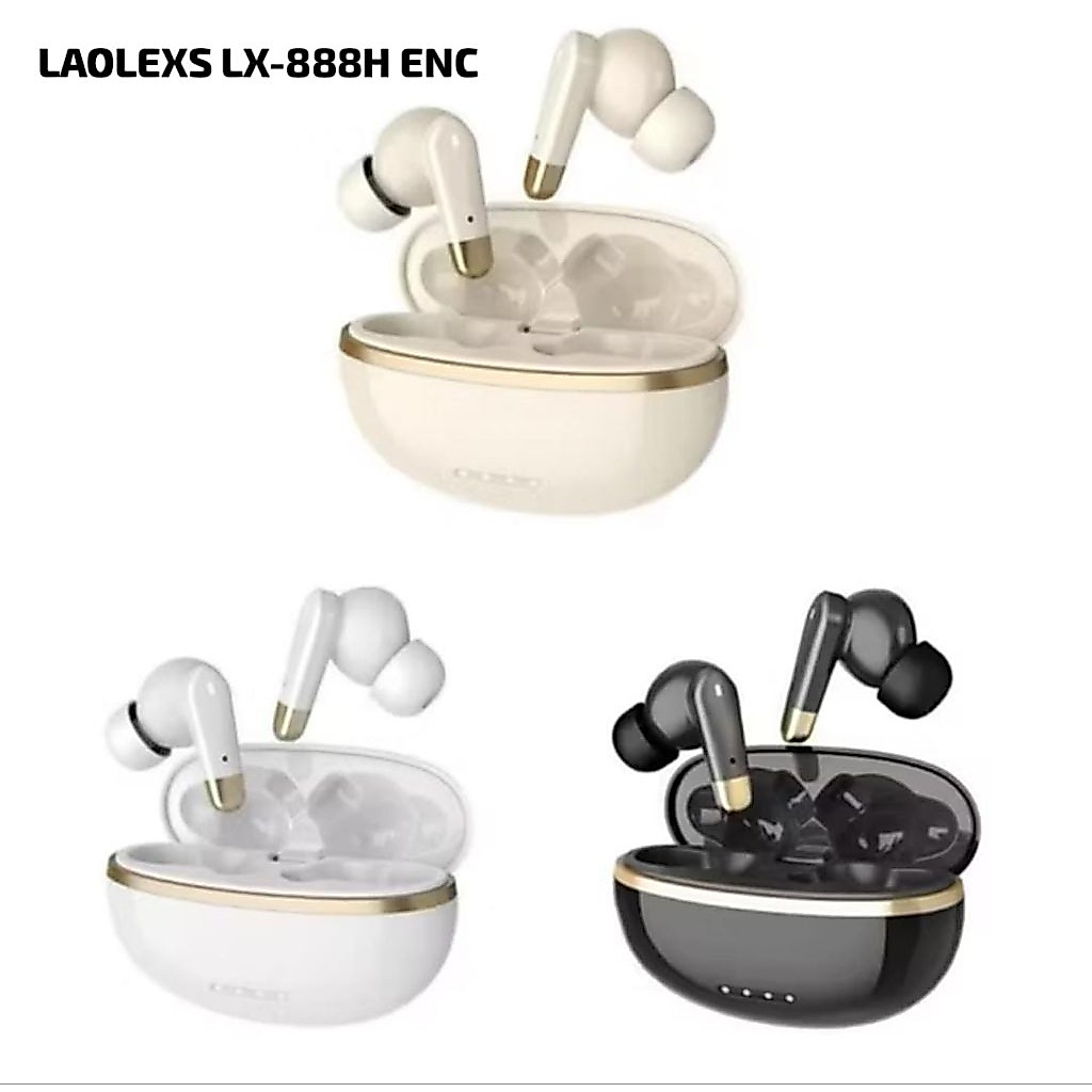 TWS Bluetooth 5.3 LAOLEXS Earbuds Noise Reduction Touch Control Bass Gaming & Musik