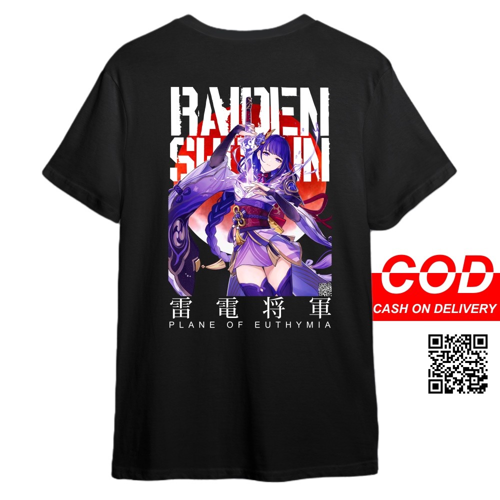 Collective.cloth KAOS RAIDEN SHOGUN GENSHIN IMPACT BAAL - KAOS DISTRO PRIA & WANITA KAOS ANIME & GAM