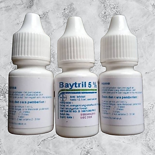 1btol baytril 5% - obat infeksi unggas - obat infeksi kucing - antibiotik unggas - antibiotik kucing