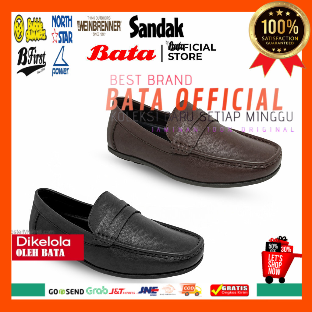 BATA - BIAN "Anti Bacterial" Sepatu Moccasin Pria