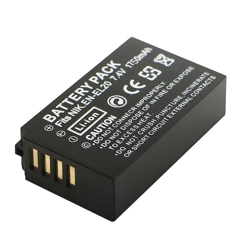1750mah ENEL20 EN EL20 EN EL20a Camera Battery for Nikon Coolpix P950 P1000 Nikon1 J1, J2, J3 Nikon1