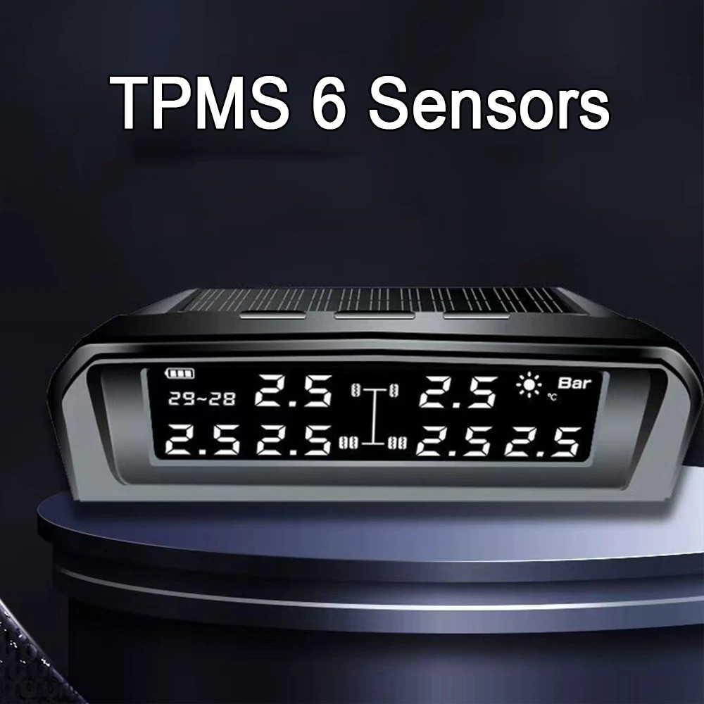 Sistem Pemantauan Tekanan Ban Truk RV TPMS Dengan 6 Sensor Eksternal Sistem Pemantauan Tekanan Ban M