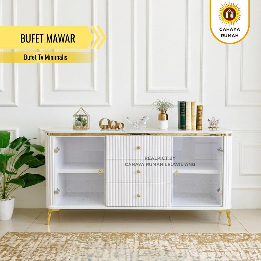 Cahaya Rumah Leuwiliang - Buffet Mawar/Buffet Tv Minimalis/Meja Tv/Meja Kecil|Bisa Custom