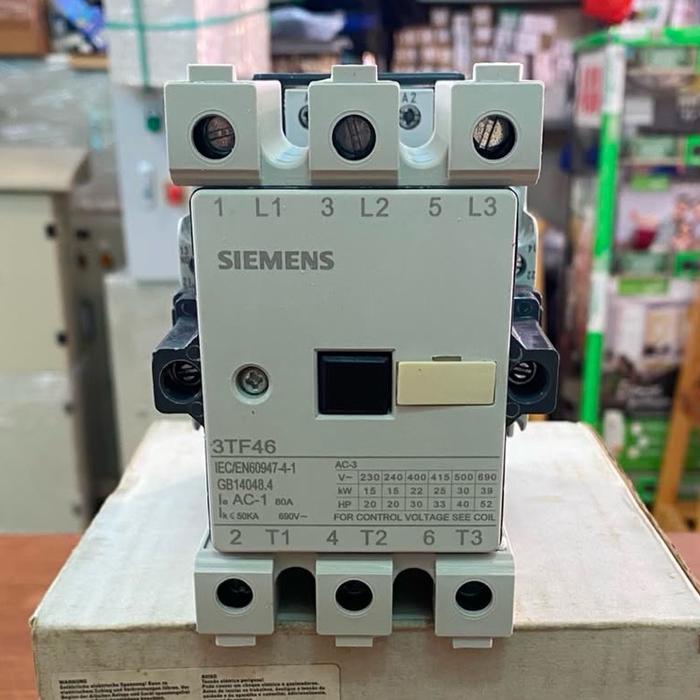 KONTAKTOR SIEMENS 3TF46 220Volt 22KW 3TF46 22-0XP0 ORIGINAL