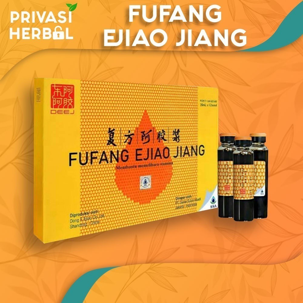 Obat Menaikkan Trombosit Obat Demam Berdarah DBD Fufang Ejiao Jiang Asli Ori 1 Box isi 12 - Asiana J