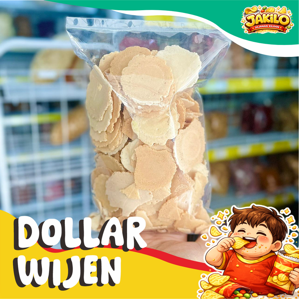 Kue Dollar Wijen 500gr Kue Simping Wijen Manis - JAKILO Jajanan Kiloan