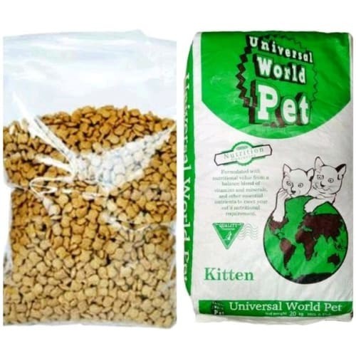 UNIVERSAL KITTEN TUNA PELET PAKAN MAKANAN KUCING KERING WORLD PET ASLI IMPORT THAILAND PREMIUM
