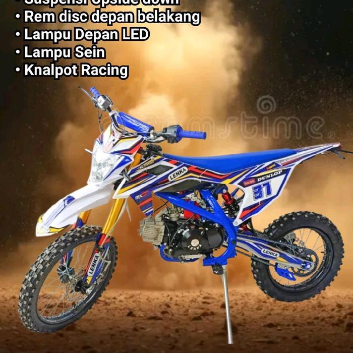 Motor Trail Bensin Anak LENKA MXGP 31L 31 L (125cc) 51L 51 L (50CC) 74L 74 L (110CC) 89L 89 L (125CC