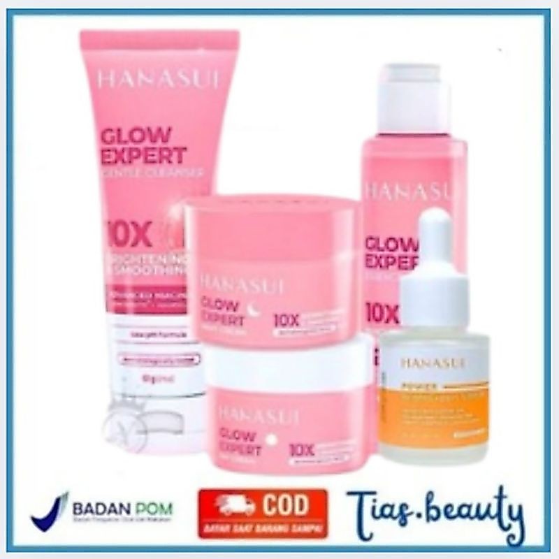 HANASUI GLOW EXPERT SATU PAKETAN
