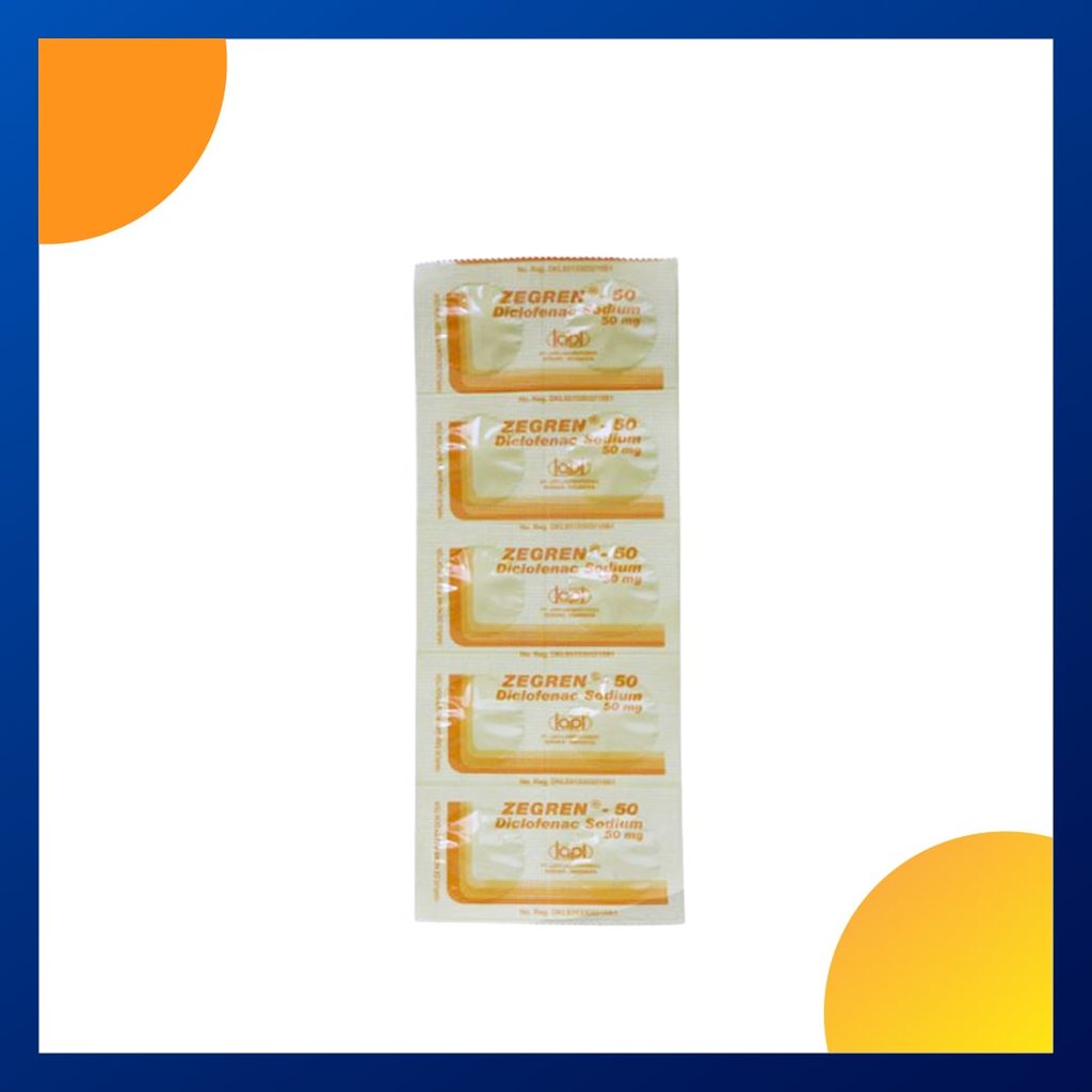 ZEGREN 50 1 STRIP @ 10 TABLET SALUT ENTERIK