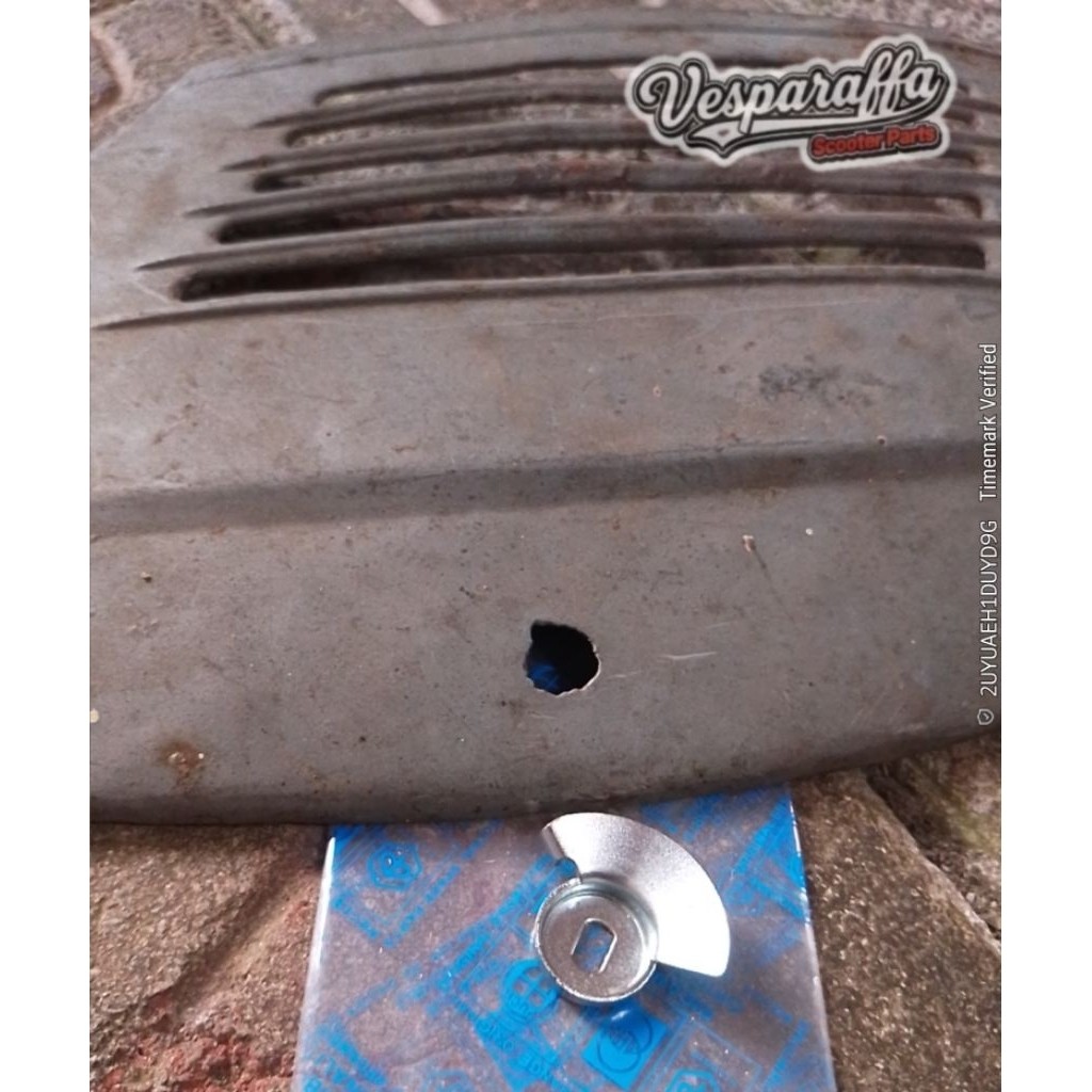 Dudukan plat only kuncian kunci tepong vespa pts special darling smallframe Vesparaffa