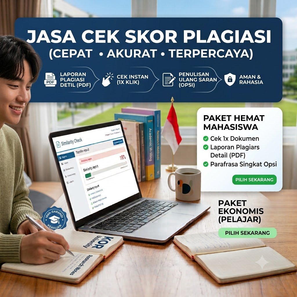 Cek Turnitin - No Repository -plagiasa atau similarity