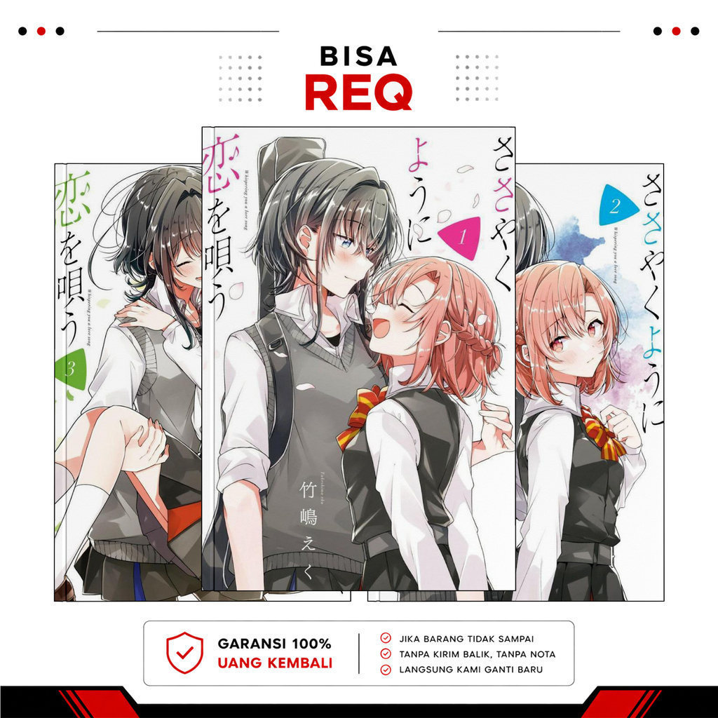 Komik Manga Whispering You a Love Song, Sasayaku You Ni Koi Wo Utau Vol. 1-10 by Takeshima Eku Bahas
