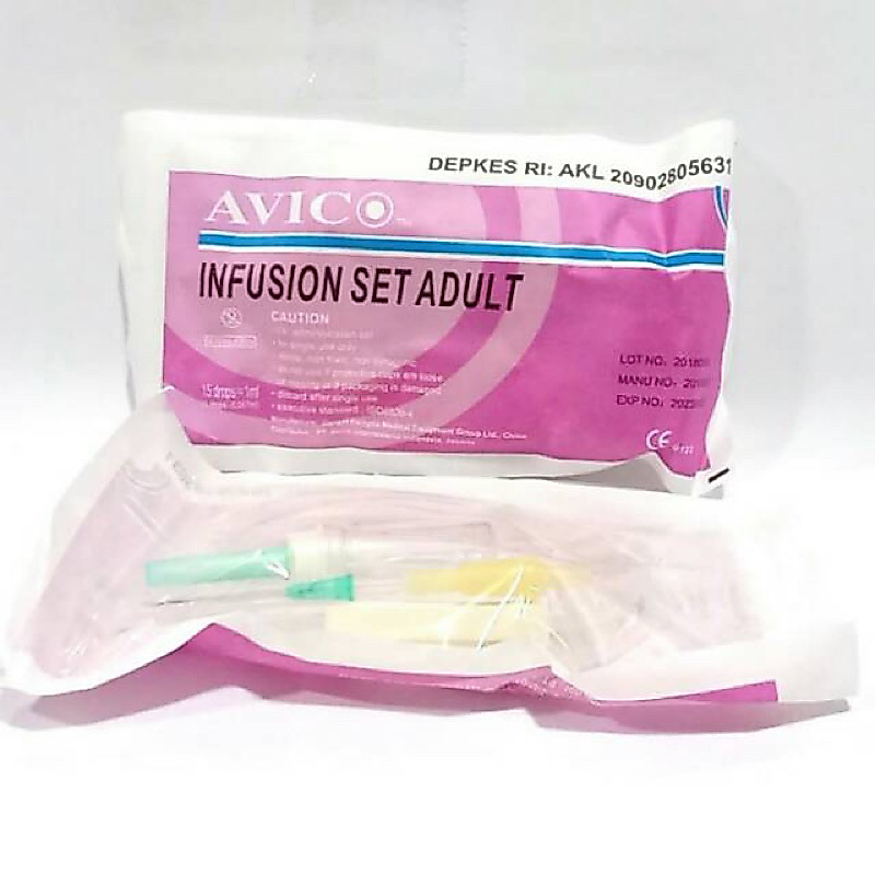 Infus Set Dewasa Avico Siap Pakai / Infus Set Dewasa