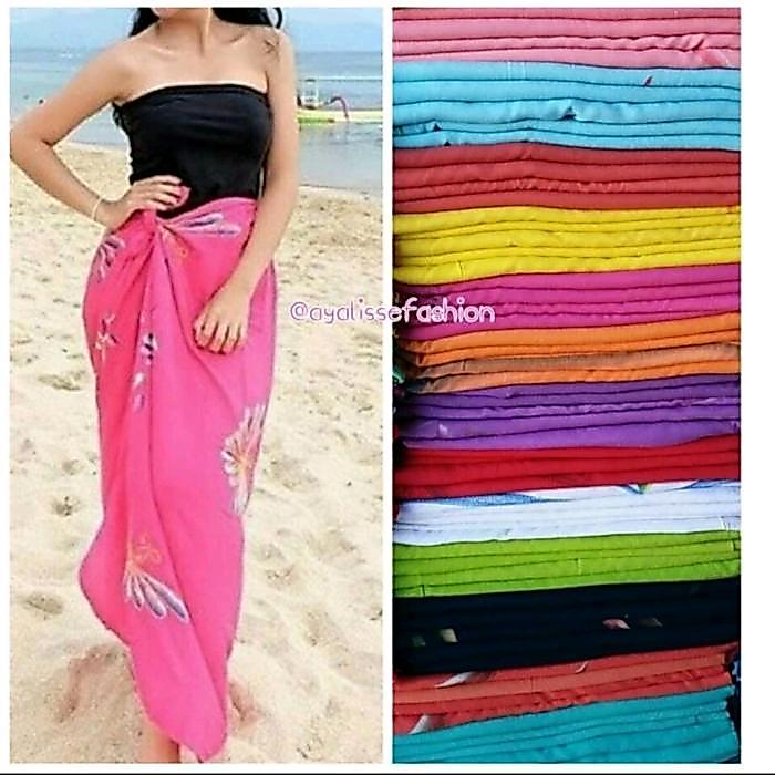 Kain Bali Tebal Tanpa Rumbai/Kain Tebal Polos/Kain Bali Tebal Terlaris