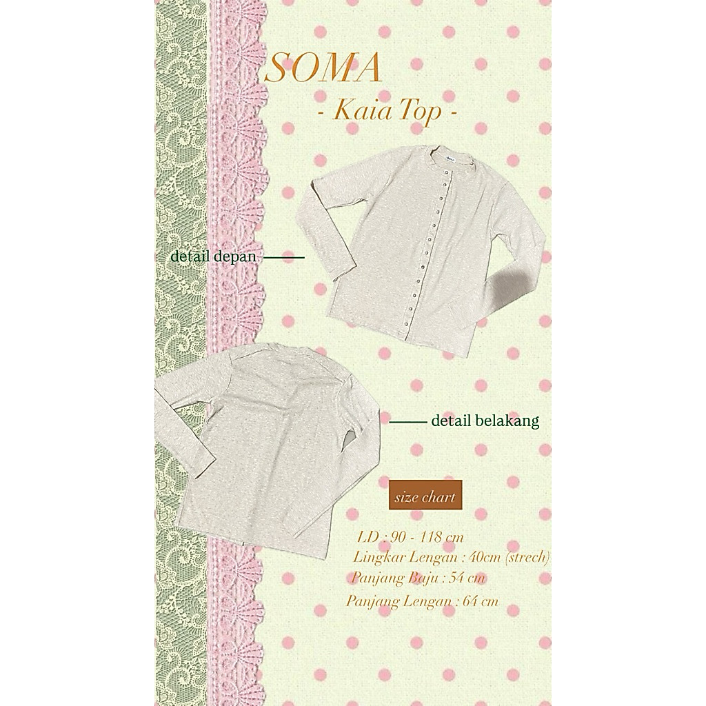 [PRELOVED] SOMA.IDN ---KAIA TOP---