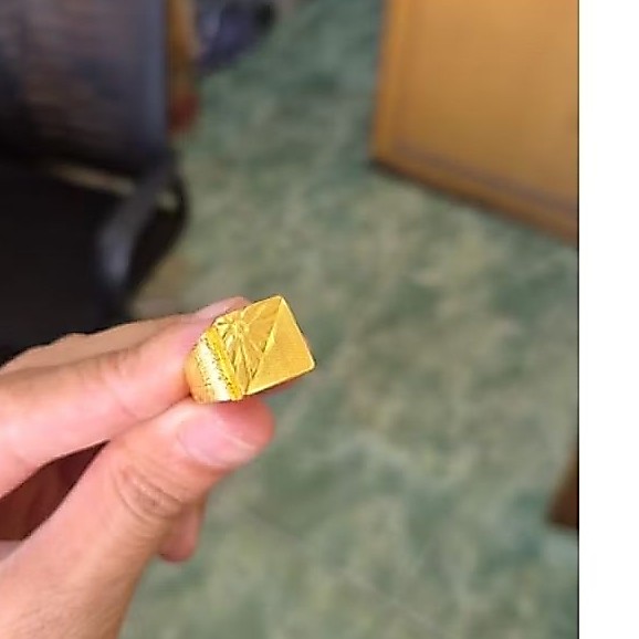 cincin pria - emas 24k(LM)- emas 99,99- nyaman di pakai- 5gr