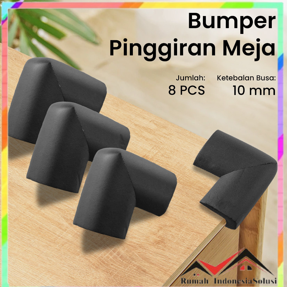 

- Lovyno Bumper Pinggiran Meja Baby Safety Table Edge Corner Guard 8 PCS - L-8104 -