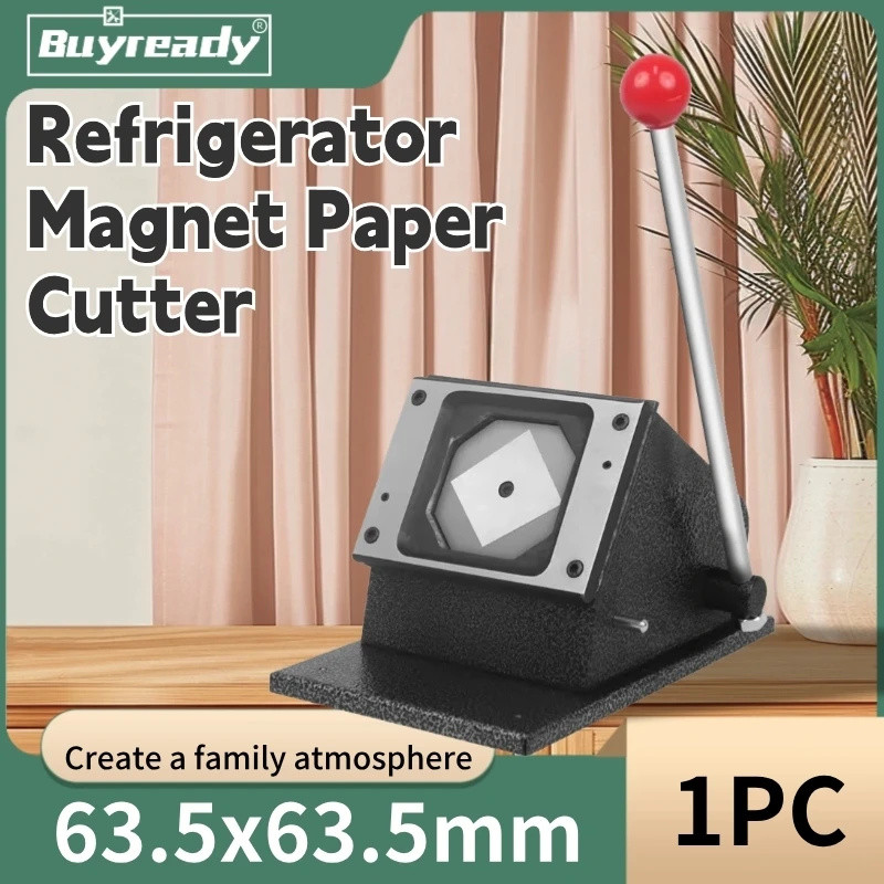 

63.5×63.5mm Paper Cutter Square Metal Cutter Badge Making Accessories DIY Square Paper Cuttings Knife Badge Cutting Tool