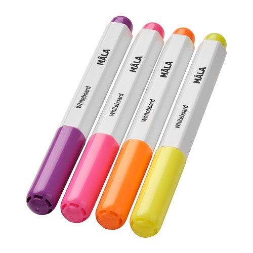 

M4L4, spidol papan tulis warna campuran isi 4