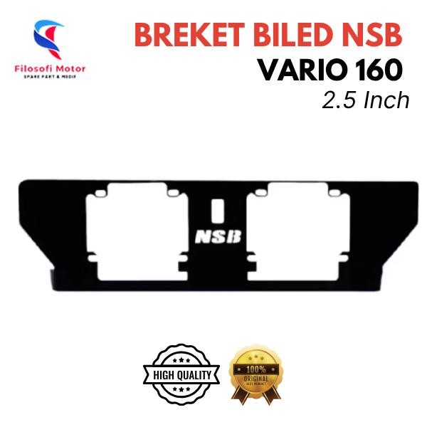 Bracket Dudukan Lampu Projie Biled 2,5 Inch HID Vario 160