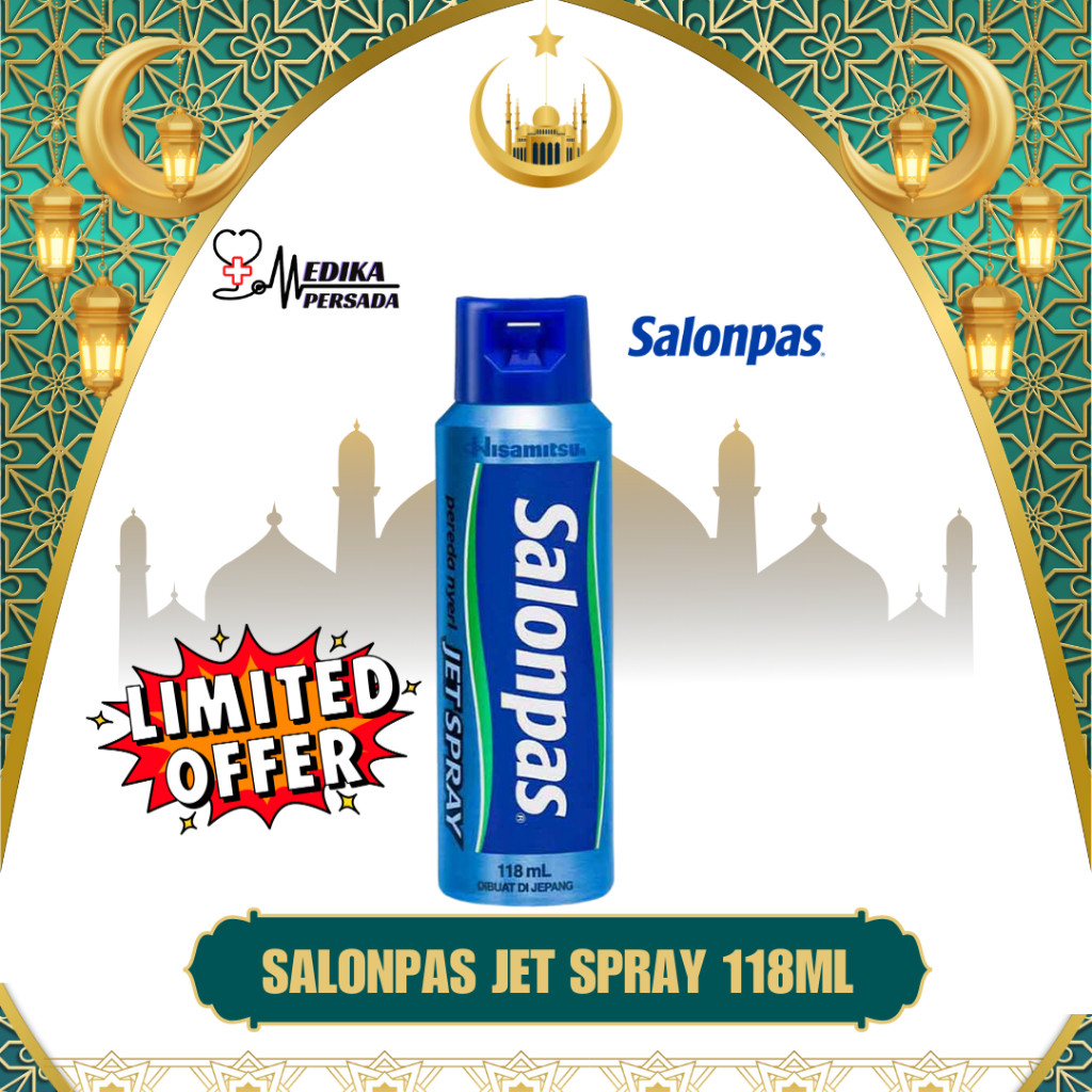 

Medika Persada - Salonpas Jet Spray 118ml | Pereda Sakit Nyeri Otot Pain Relieving