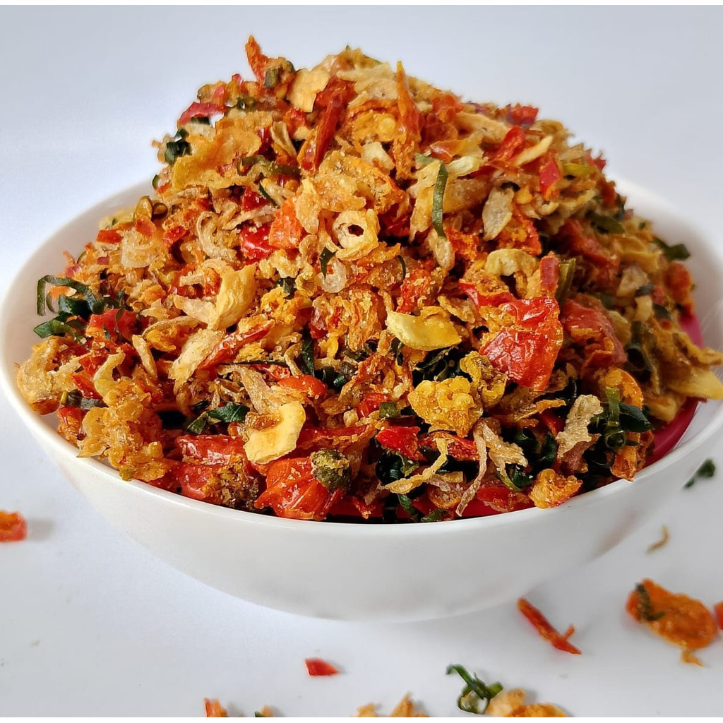 

Rasa Original Sambal Tabur - Sambal Awur Bandung Pilih Varian 1 Botol Kering Pedas Siap Saji 100g