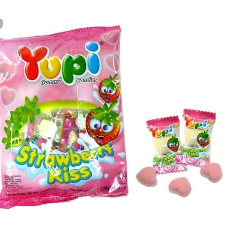

Yupi Stroberry Kiss 120gr
