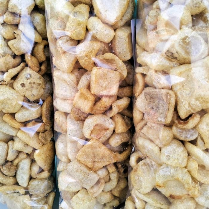 SALE Krupuk kulit sapi bantat netto.150grm free packing bubelwrap & dus kerupuk - oriTERLARIS