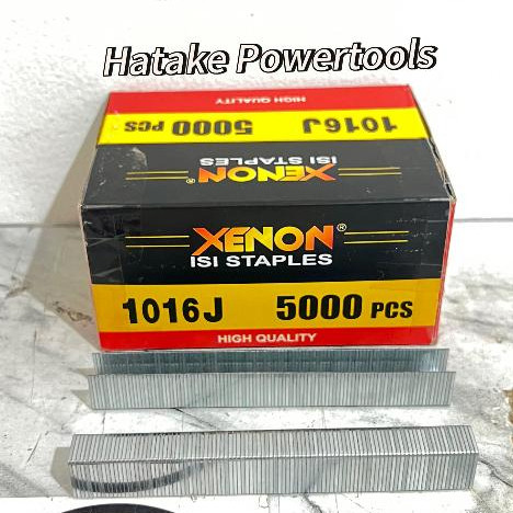 

XENON 1016J Isi Staples Mesin Paku Tembak U Mata Air Nailer Nail Gun Angin Stapler Jok 1016 J Motor