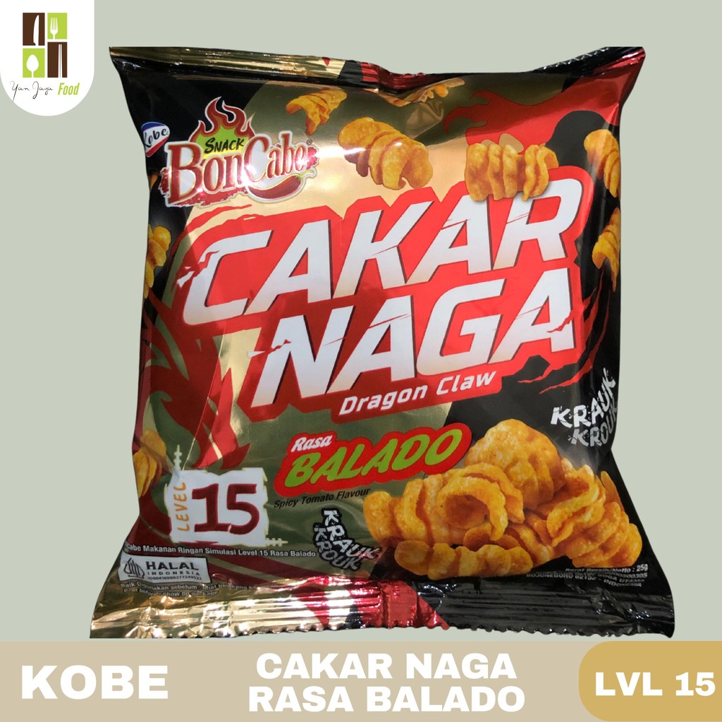 

Kobe Boncabe Cakar Naga Level 15 kemasan 25g -1PCS / Rasa Balado /Kobe Cakar Naga / Dragon Claw